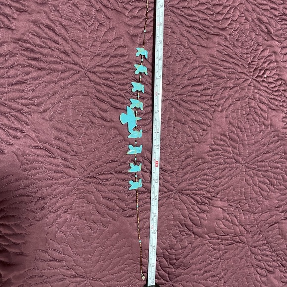 Turquoise Zuni Heishi necklace - Picture 4 of 8